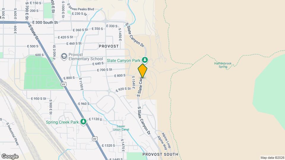 822 S Aspen Wy Mapa y Detalles de la Ubicación