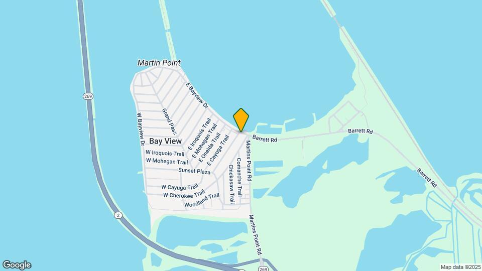 1405 E Bayview Dr Map and Location Details