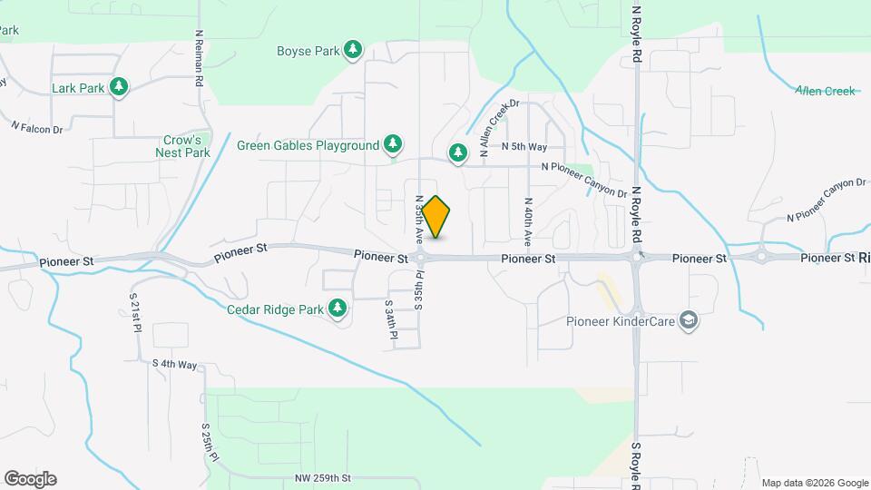 3555 N 1st St Map and Location Details