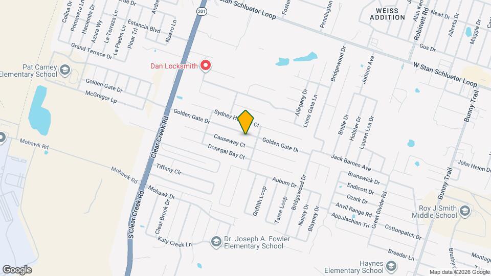 4902 Golden Gate Dr Map and Location Details