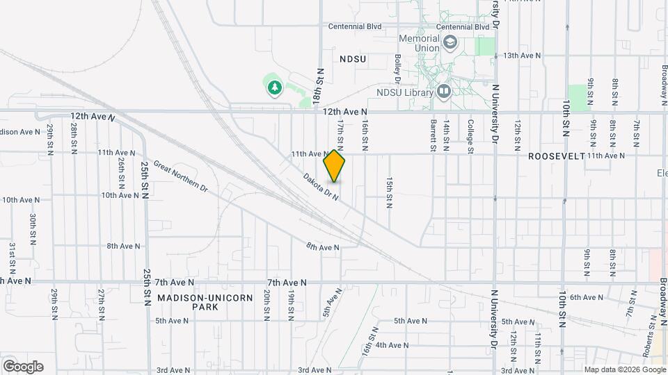 1012 17th St N Map and Location Details