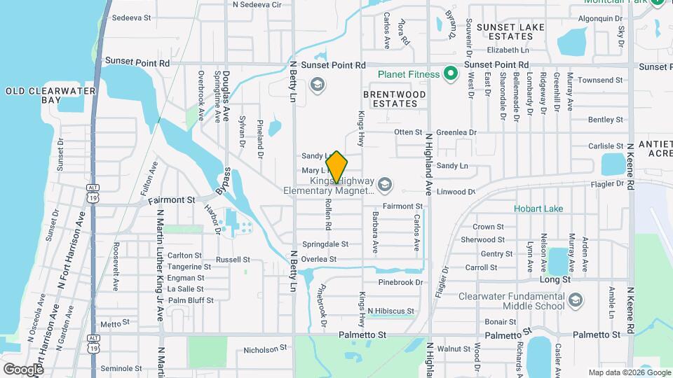 1345 Terrace Rd Map and Location Details