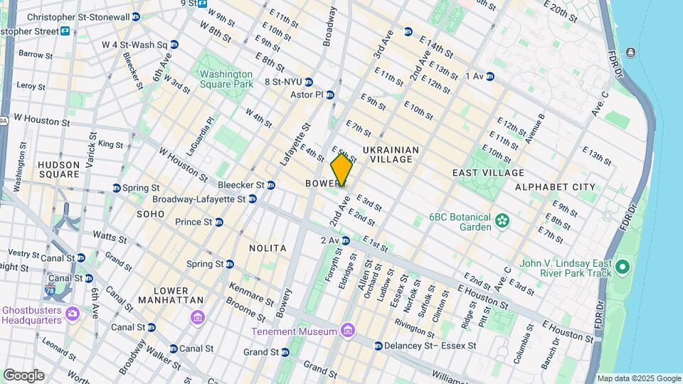 30 E 3rd St Map and Location Details