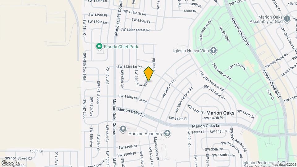 14445 SW 42nd Terrace Rd Mapa y Detalles de la Ubicación