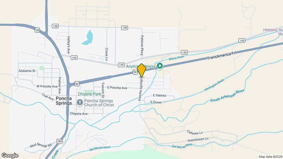 1024 Poncha Springs Ln Map and Location Details