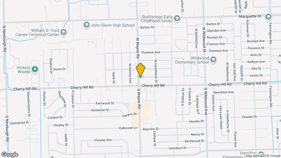 148 N Wayne Rd Map and Location Details