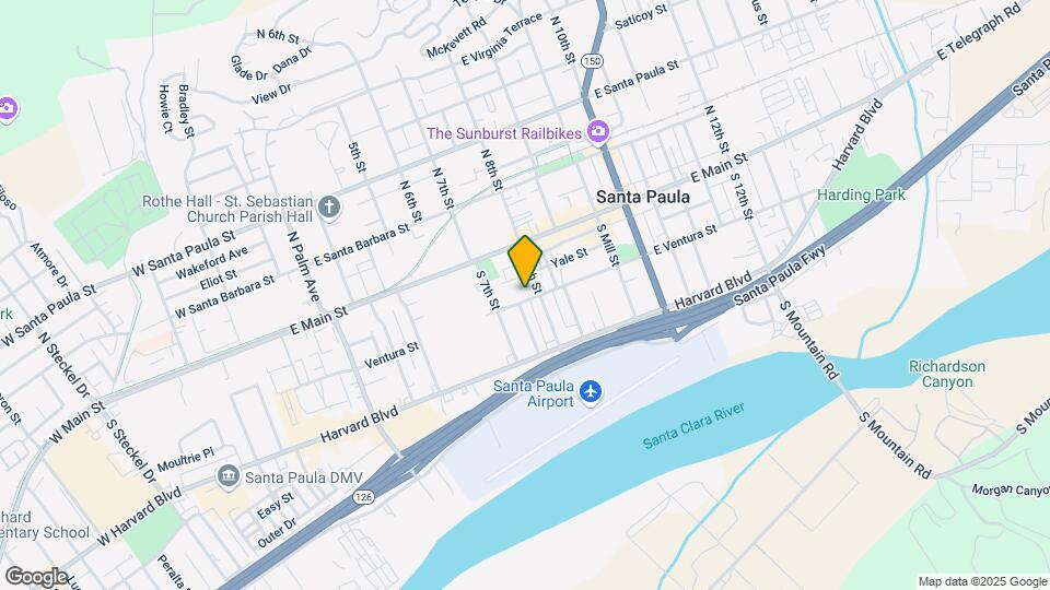737 E Ventura St Mapa y Detalles de la Ubicación