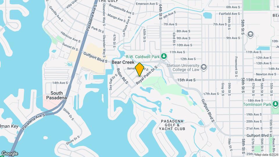 1329 Royal Palm Dr S Map and Location Details