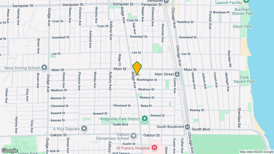 1003 Washington St Map and Location Details
