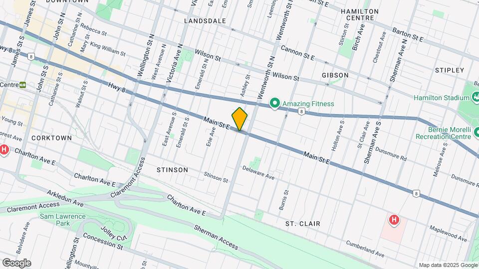 500 Main St E Map and Location Details