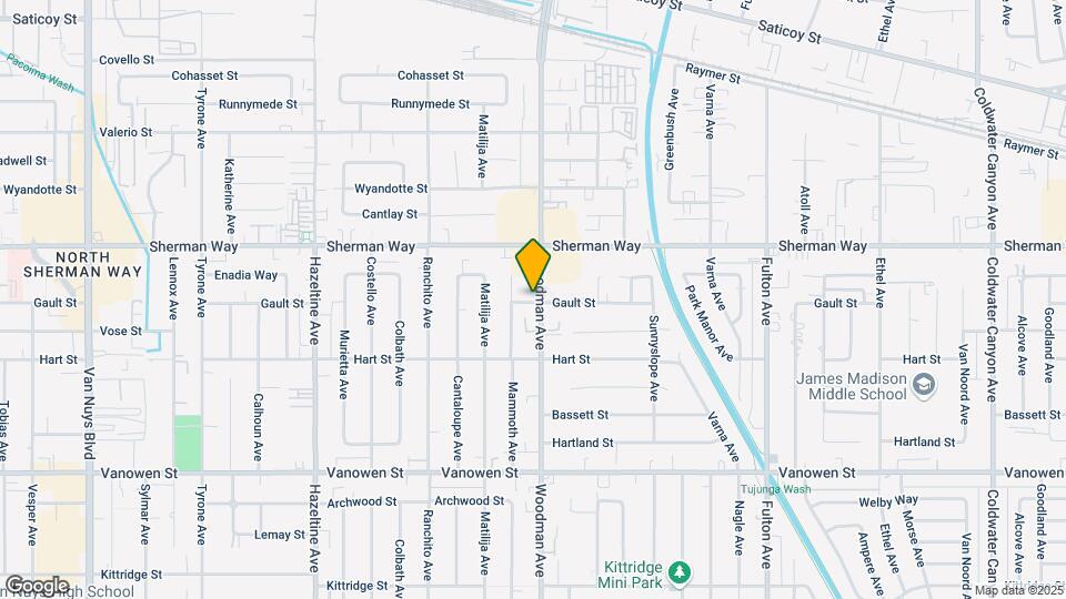 13701 Gault St Map and Location Details
