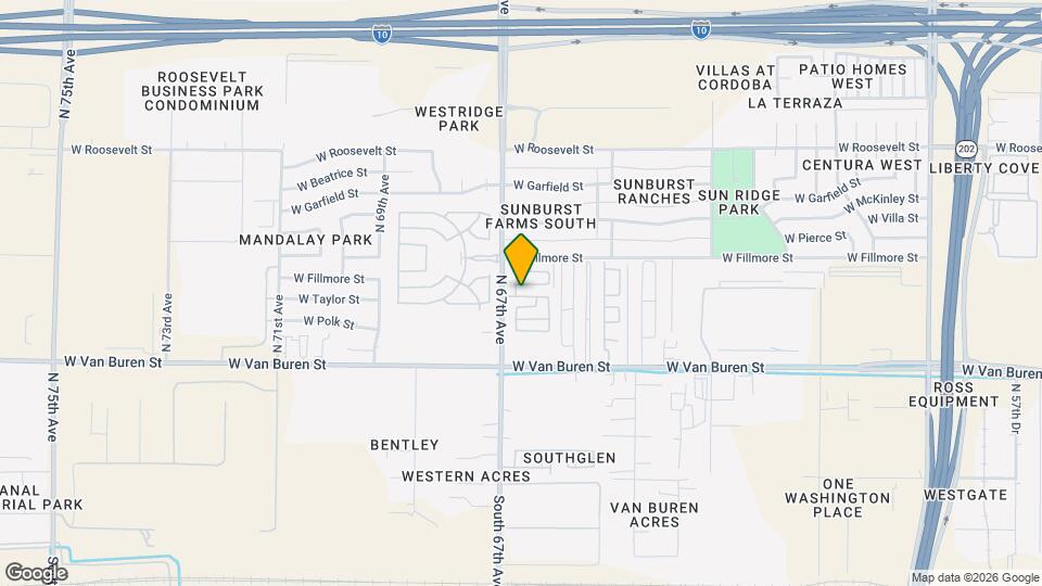 6638 W Taylor St Map and Location Details