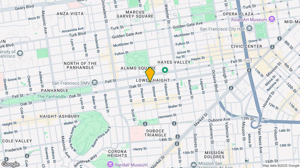819 Oak St Map and Location Details