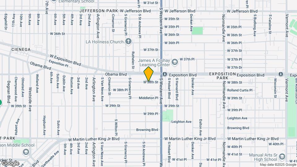1650 W 38th St Mapa y Detalles de la Ubicación