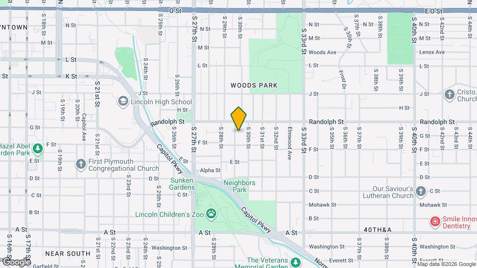 836 S 29th St Map and Location Details