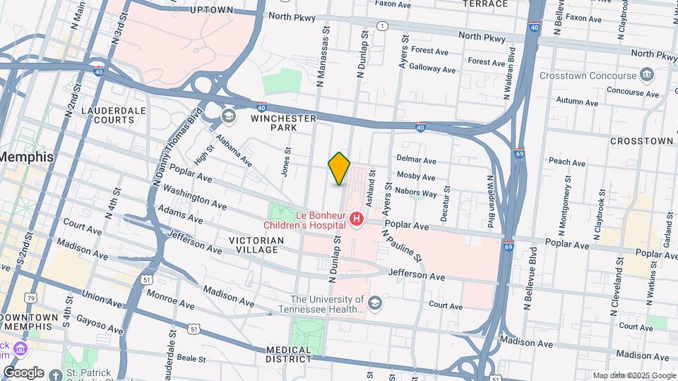229 N Dunlap St Mapa y Detalles de la Ubicación