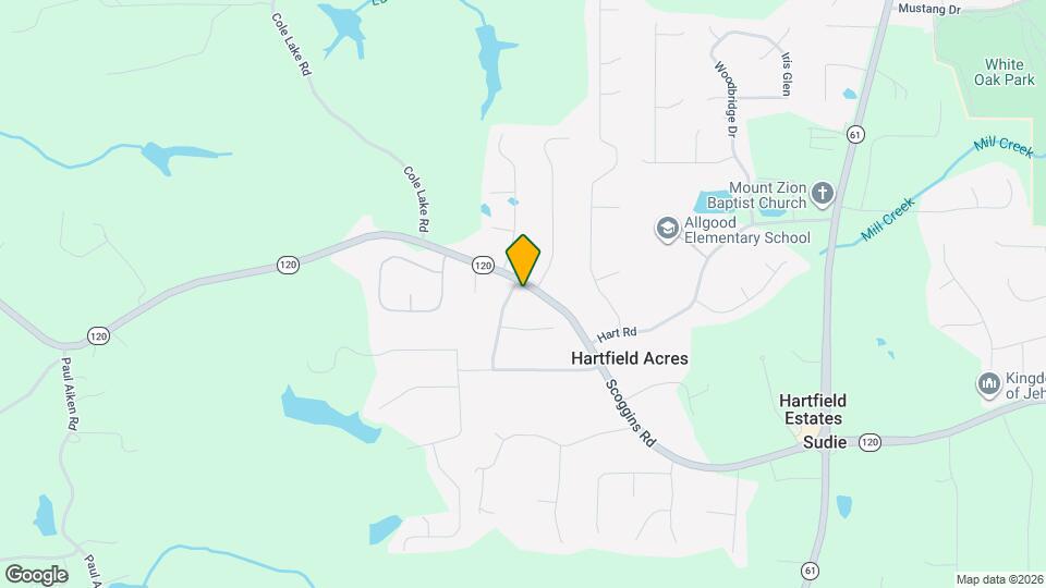 17 Paces Meadows Dr Mapa y Detalles de la Ubicación