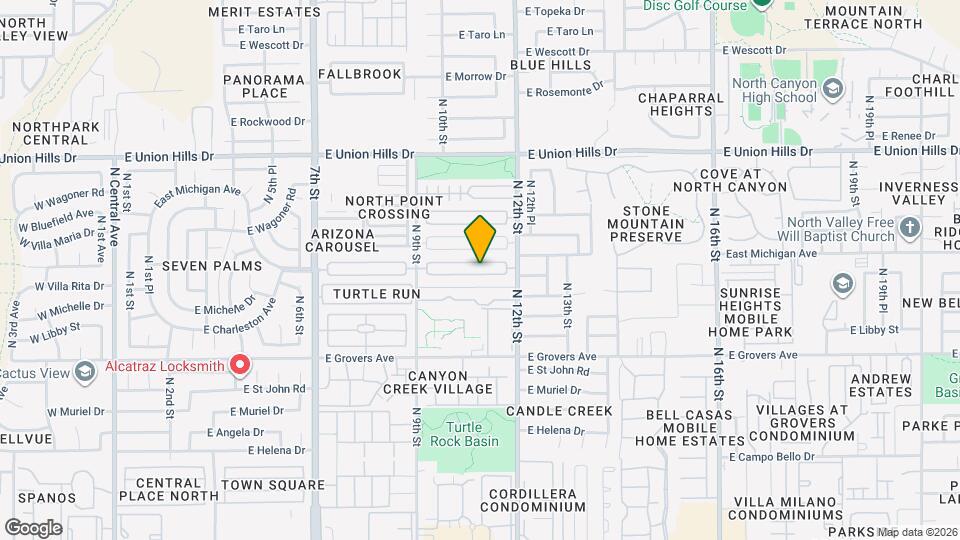 1032 E Michelle Dr Map and Location Details