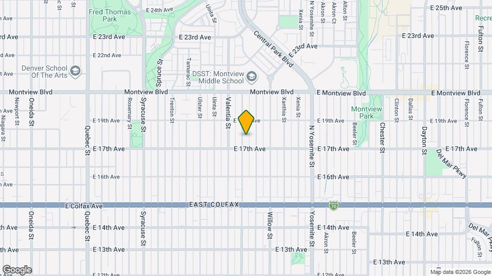 1738 Verbena St Map and Location Details
