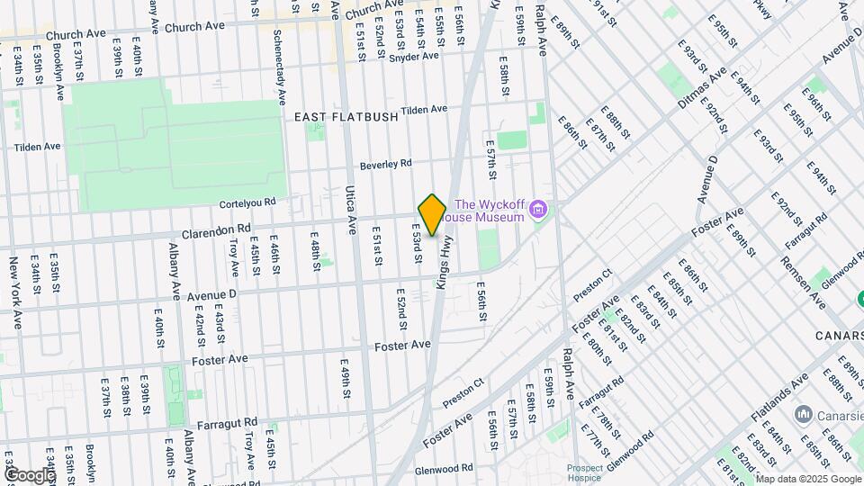 604 E 54th St Map and Location Details