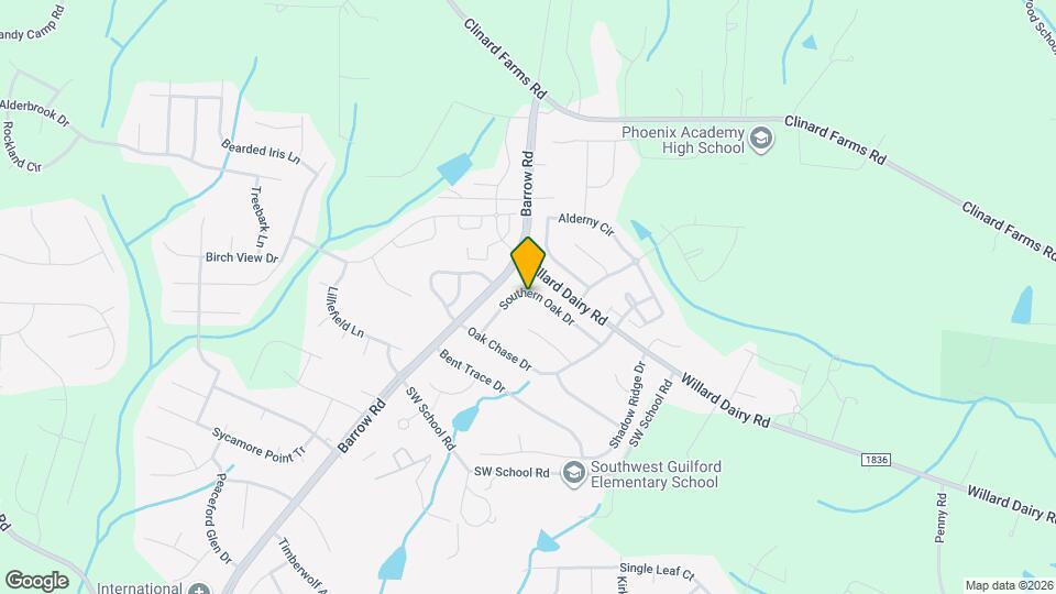 4332 Southern Oak Dr Map and Location Details