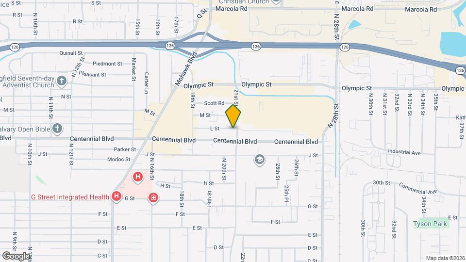 2081 L St Mapa y Detalles de la Ubicación