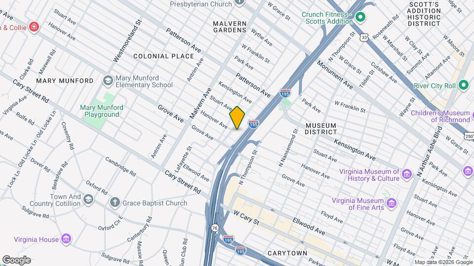 401 N Hamilton St, Unit B Mapa y Detalles de la Ubicación