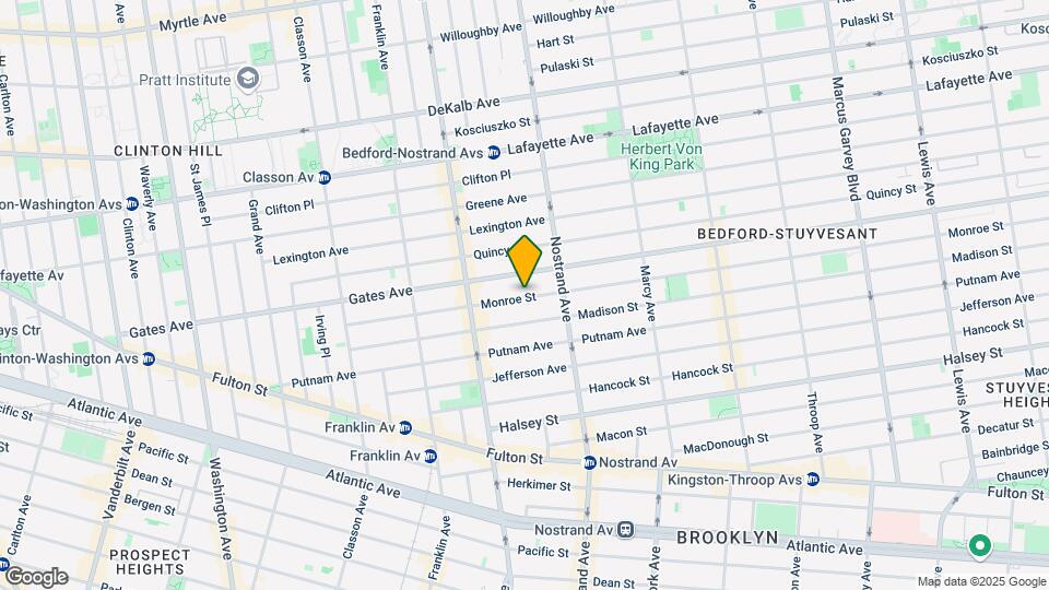 169 Monroe St Map and Location Details