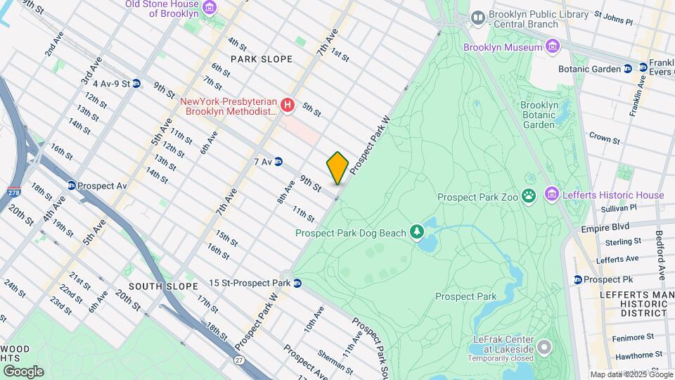 136 Prospect Park W Map and Location Details