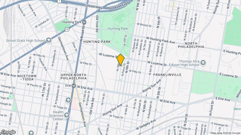 3906 N Delhi St Map and Location Details