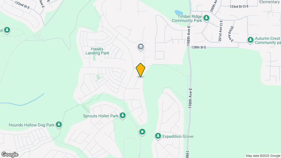 13123 192nd Ave E Map and Location Details