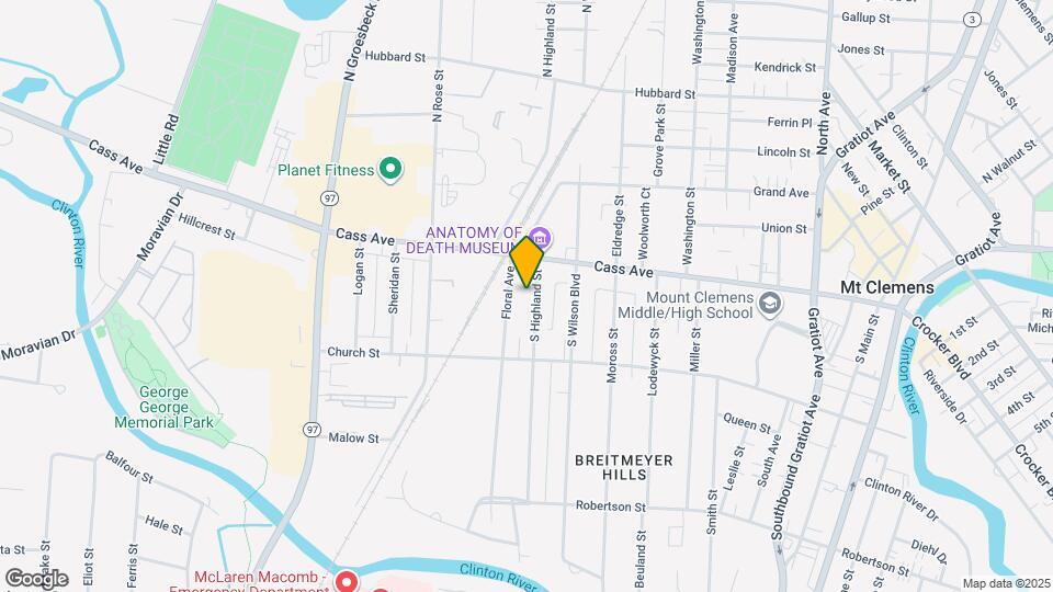 28 S Highland St, Unit B Map and Location Details