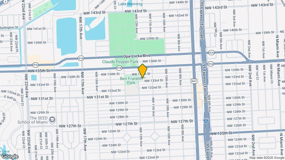 1175 NW 133rd St Mapa y Detalles de la Ubicación