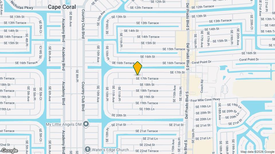 1213 SE 17th Terrace Map and Location Details