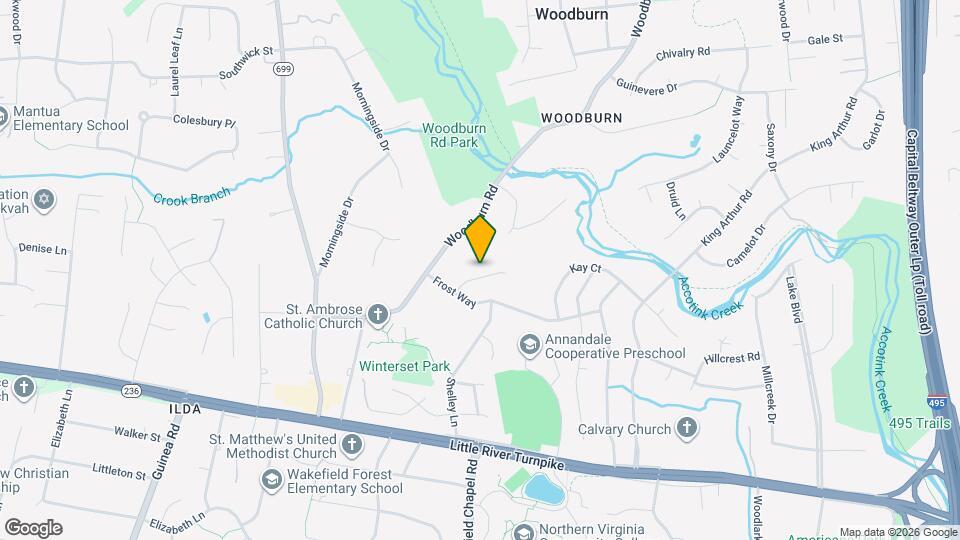 8510 Browning Ct Map and Location Details