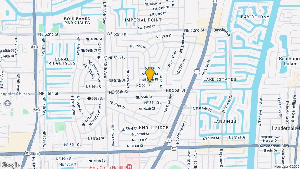 2133 NE 56th Ct Map and Location Details