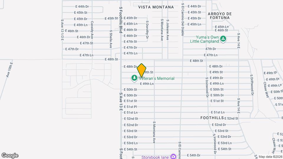 13239 E 49th Dr Map and Location Details