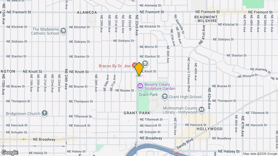 2614 NE 33rd Ave Map and Location Details
