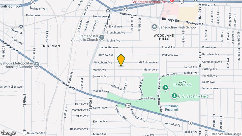 9813 Manor Ave, Unit 1st floor Map and Location Details