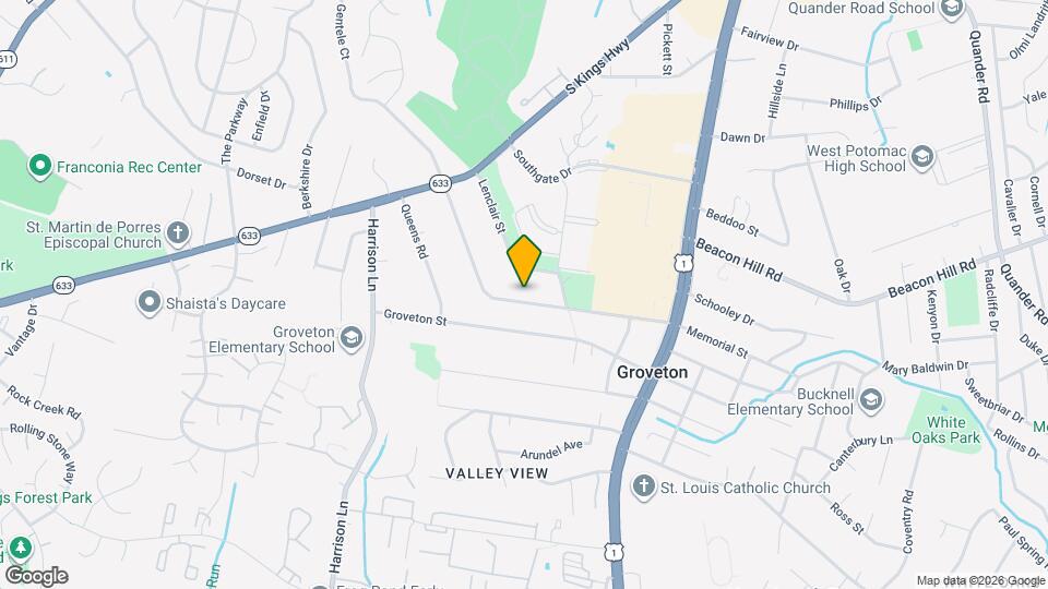 3306 Memorial St Map and Location Details