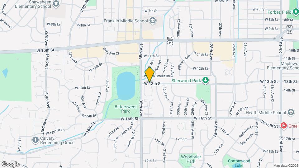 Cottonwood Apartments Map and Location Details