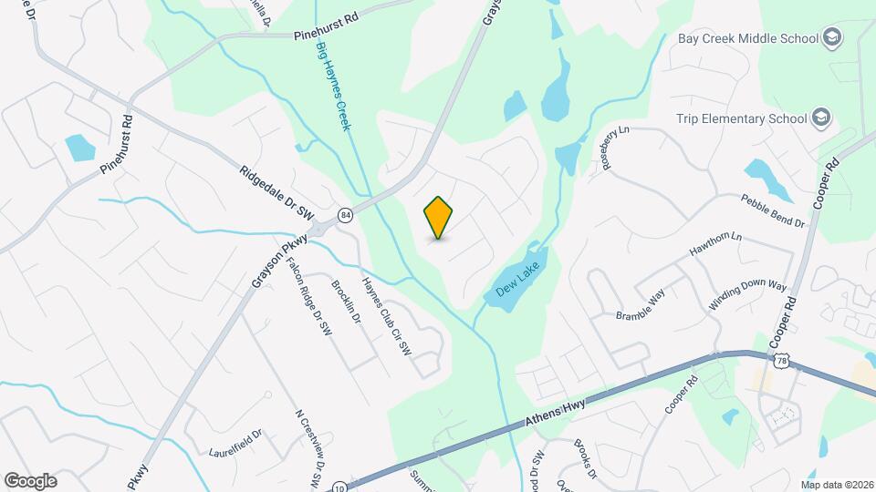 1386 Tullifenney Ct SW Map and Location Details