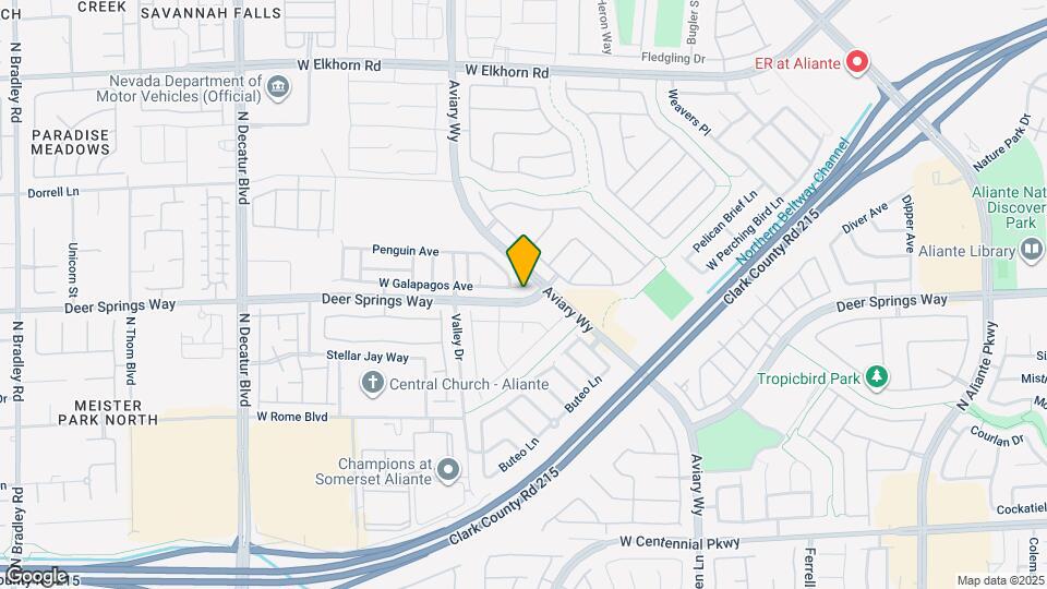 4117 W Galapagos Ave Map and Location Details