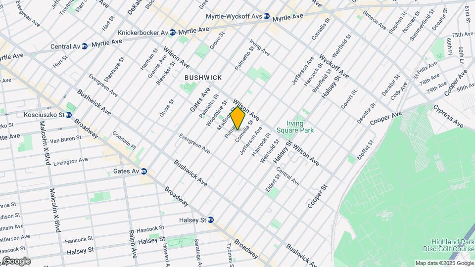 459 Central Ave Map and Location Details