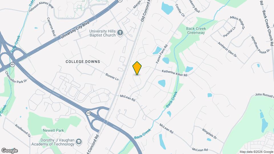 9343 Amy Dr Map and Location Details