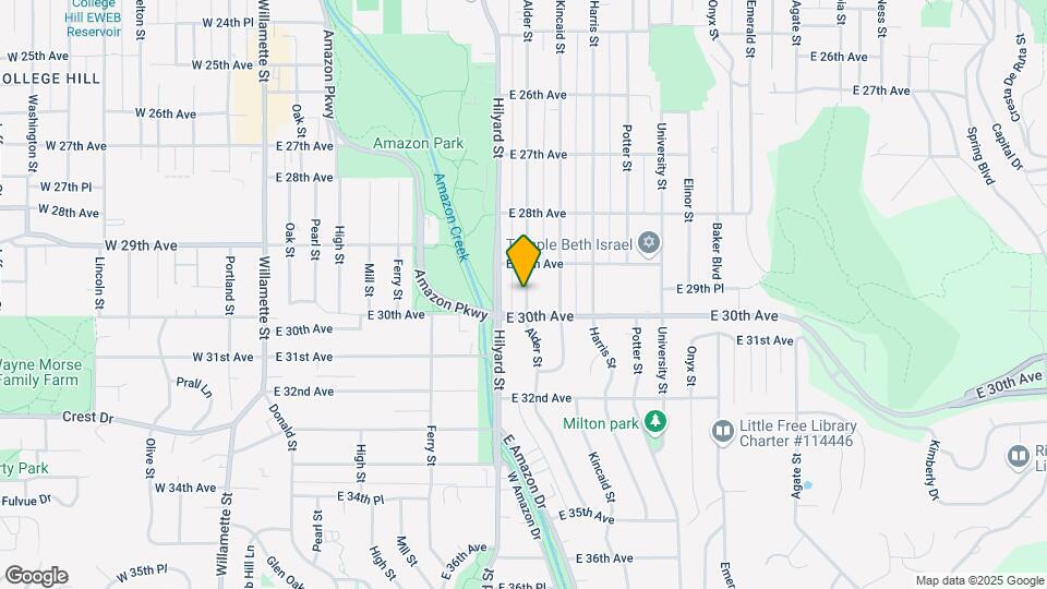 2960 Alder St Map and Location Details