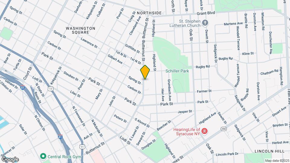 1106 Butternut St Map and Location Details