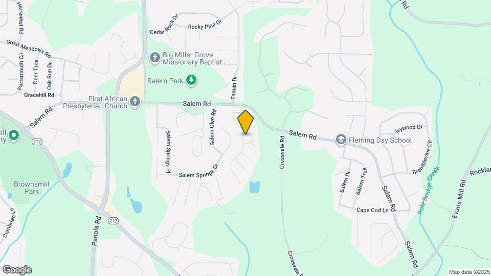 3644 Walnut Creek Way Map and Location Details