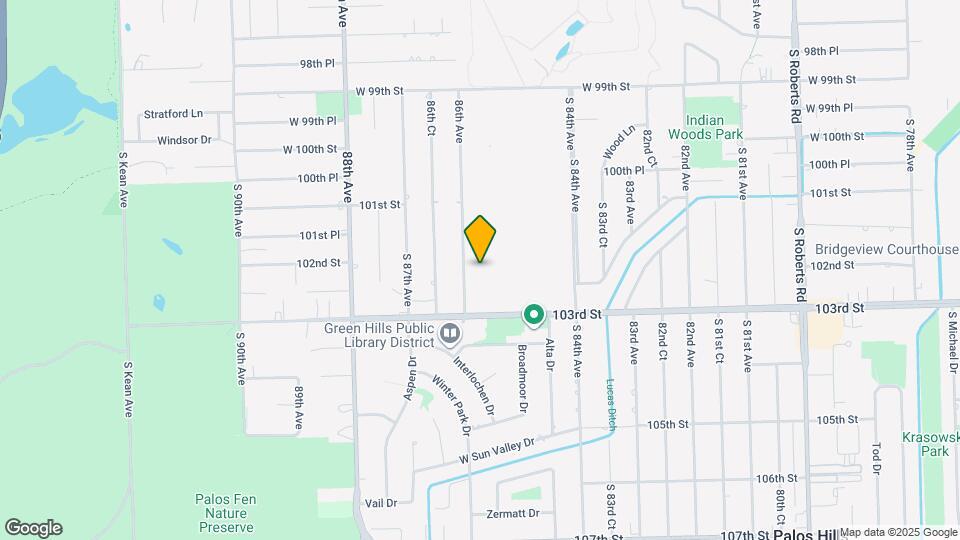 10209 86th Terrace Map and Location Details