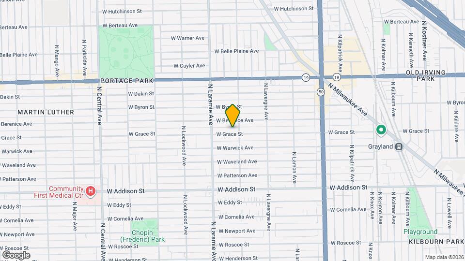 5112 W Grace St, Unit Unit 1 Map and Location Details